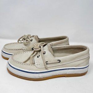 G.H. Bass & Co. Cream Boat Shoes